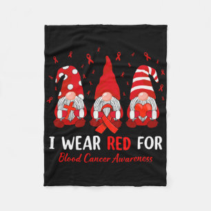 Cobertor De Velo Eu Uso Vermelho Para o Mês de Conscientização do C
