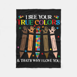 Cobertor De Velo Eu Vejo Suas Verdadeiras Cores Autismo História Ne