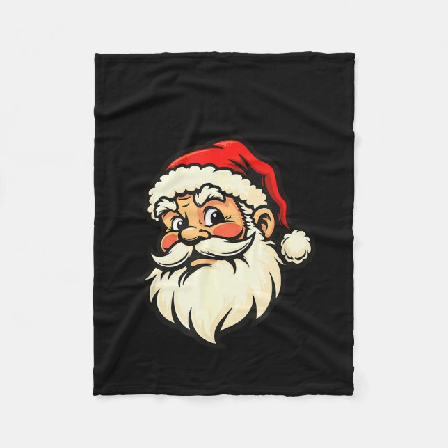 Cobertor De Velo Eu Vi Isso - Papai Noel  (Frente)