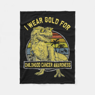 Cobertor De Velo Eu Visto Dourado Para A Consciência Do Cancer Na I
