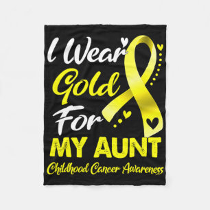 Cobertor De Velo Eu Visto Dourado Para A Minha Tia Infância Cancer