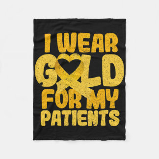 Cobertor De Velo Eu Visto Dourado Para Os Meus Pacientes Cancer Com