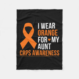 Cobertor De Velo Eu Visto Laranja Para Minha Tia Rsd Crps Mês De Co