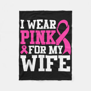 Cobertor De Velo Eu Visto Rosa Para A Consciência Do Cancer Da Minh