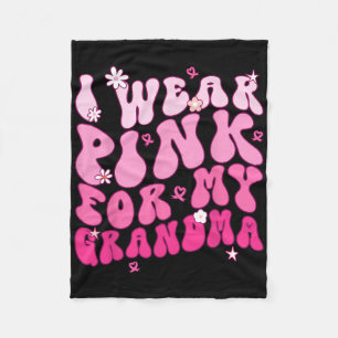 Cobertor De Velo Eu Visto Rosa Para A Minha Avó Apoiar O Cancer A