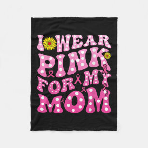 Cobertor De Velo Eu Visto Rosa Para A Minha Mãe Apoiar O Cancer De