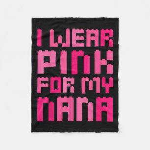 Cobertor De Velo Eu Visto Rosa Para A Minha Mãe Bloco Nana Construi