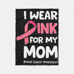 Cobertor De Velo Eu Visto Rosa Para Minha Camisa Mãe