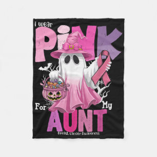 Cobertor De Velo Eu Visto Rosa Para Minha Tia Ghost Cancer De Mama 