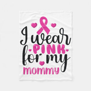 Cobertor De Velo Eu Visto Rosa Para O Cancer Da Minha Mamãe