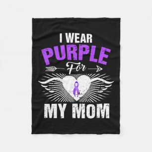 Cobertor De Velo Eu Visto Roxo Para Minha Mãe Consciência Epilepsia