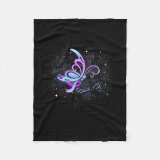 Cobertor De Velo Eu Visto Teal E Roxo Para Alguém Que Eu Amo Suicíd