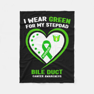 Cobertor De Velo Eu Visto Verde Para O Meu Cancer Stepdad Bile Duct