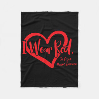 Cobertor De Velo Eu Visto Vermelho Para Combater Doenças Cardíacas