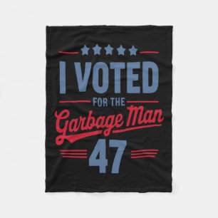 Cobertor De Velo Eu Votei No Lixeiro 47 Lixo Engraçado Para T
