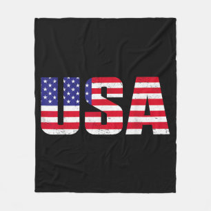Cobertor De Velo EUA Bandeira Patriótica Americana Para Homens Meni