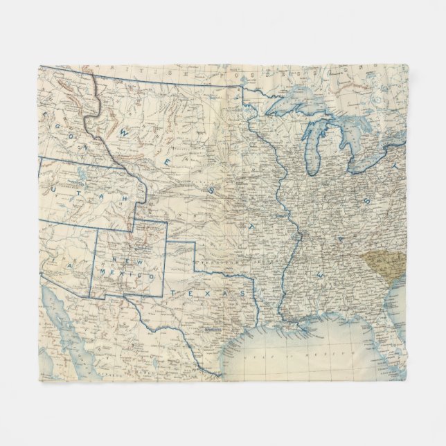 Cobertor De Velo EUA dezembro de 1860 (Frente (Horizontal))