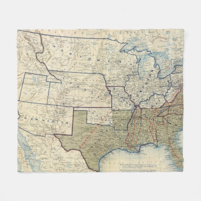 Cobertor De Velo EUA junho de 1864 (Frente (Horizontal))