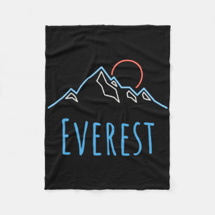 Cobertor De Velo Everest - Alpinistas Retro Caminhada Novidade