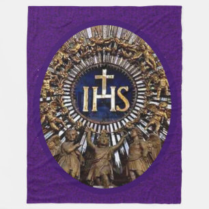 Cobertor De Velo evoções ao Cristo Jesus Fleece em Aberto