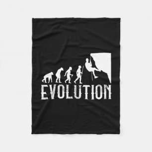 Cobertor De Velo Evolução do escalador vintage - parede de rocha en