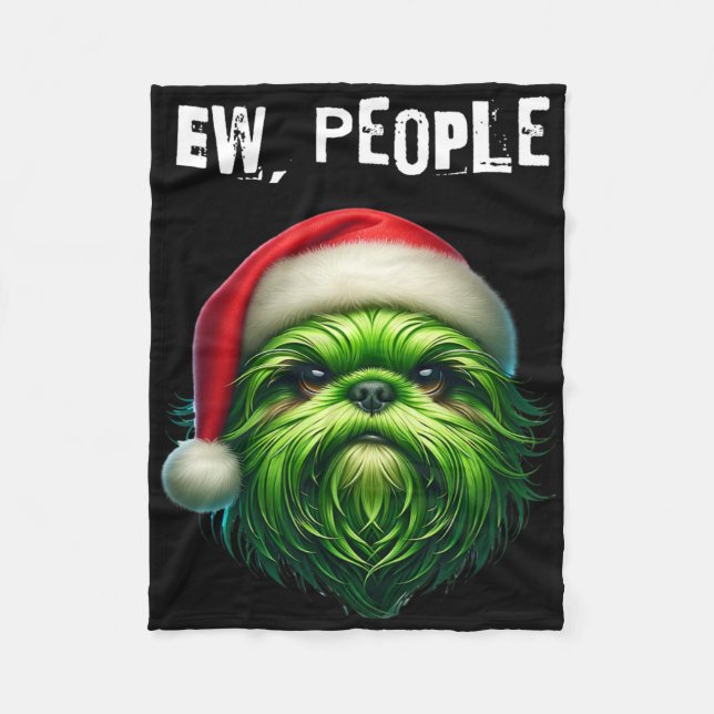 Cobertor De Velo Ew Pessoas Shihtzu Dog (Frente)