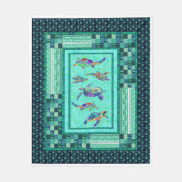 Cobertor De Velo Excelente de Flancas de Nadação de Tartaruga do Ma