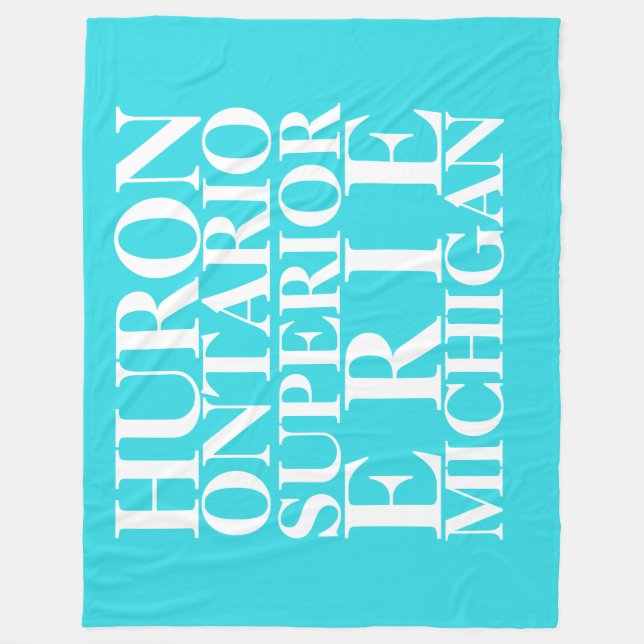 Cobertor De Velo Excelente Lagos Fleece Blanket, Grande (Frente)