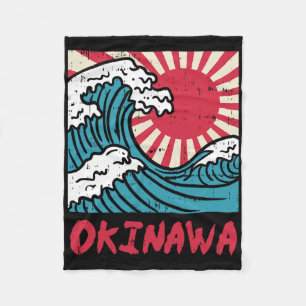 Cobertor De Velo Excelente Okinawa Wave Kanigawa Japão Marcial