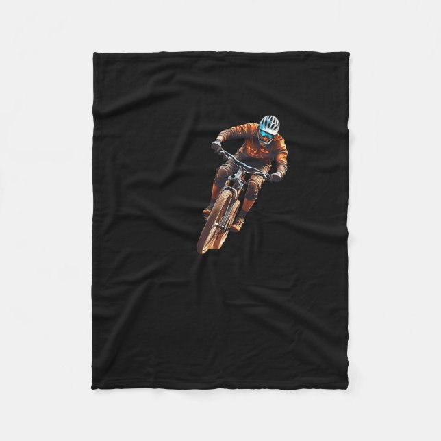 Cobertor De Velo Exciting Mountain Biking Adventure Sports  (Frente)