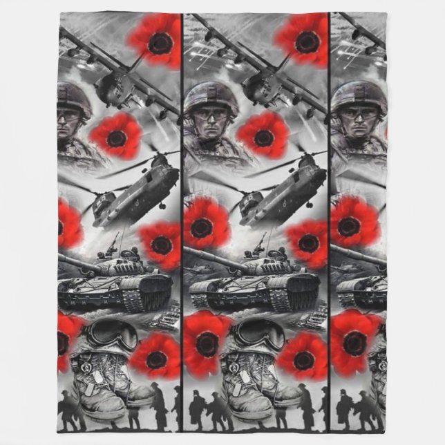 Cobertor De Velo Exército, força aérea, marinho (Frente)