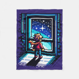 Cobertor De Velo Exploração Digital Pixelada