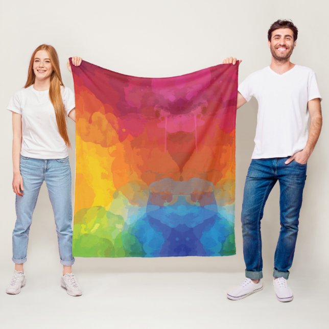 Cobertor De Velo Explosões de Cores Vibrantes (In Situ)