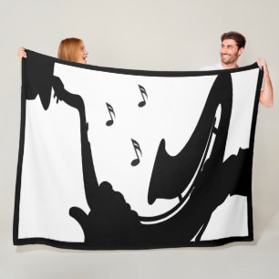 Cobertor De Velo Extraordinário saxofone