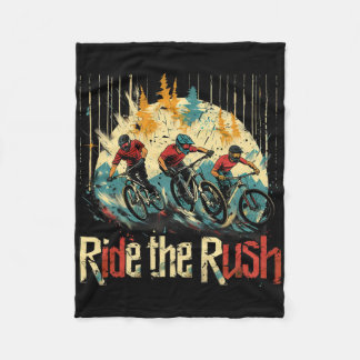 Cobertor De Velo Extreme Mountain Biking Adventure Ride 