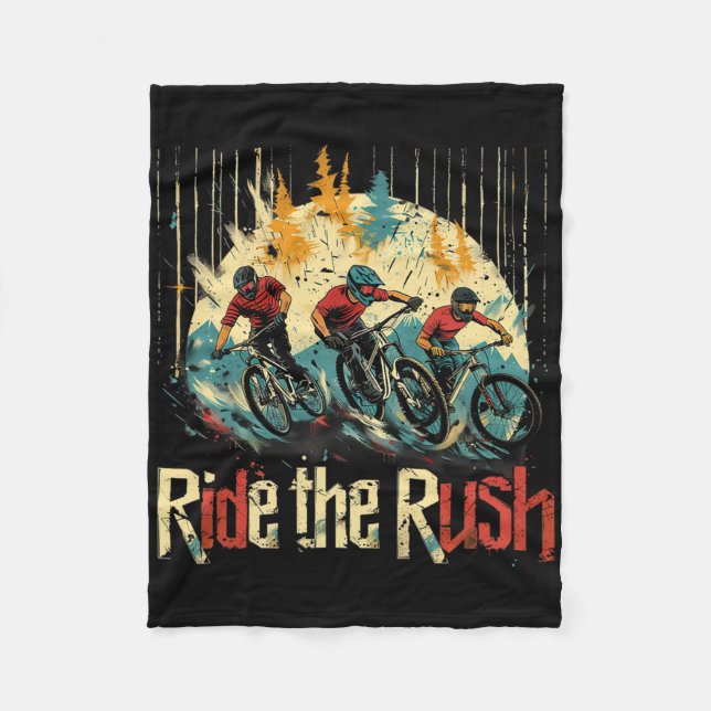 Cobertor De Velo Extreme Mountain Biking Adventure Ride  (Frente)