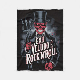 Cobertor De Velo Exu Veludo é Rock'N'Roll #1