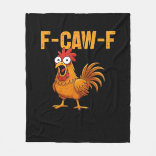 Cobertor De Velo F-Caw-F-Chicken Desenho Simples Essencial