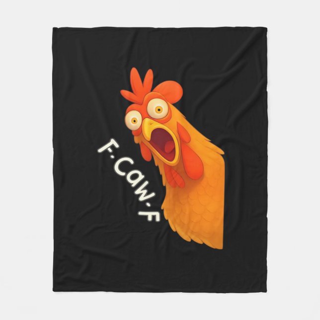 Cobertor De Velo F-Caw-F Chicken Retro Classic (Frente)