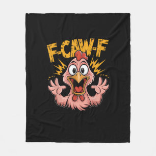 Cobertor De Velo F Caw F Frango Engraçado FCawF Galo F-Caw-F Frango