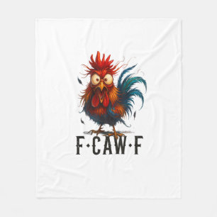 Cobertor De Velo F-Caw-F Frango Galo Meme Engraçado