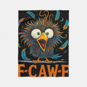 Cobertor De Velo F-caw-f Galinha Desarrumada Engraçada Passaro Fran