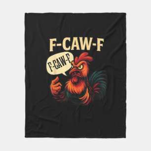 Cobertor De Velo F Caw F Galo Bravo Engraçado Gráfico Estilo Retrô