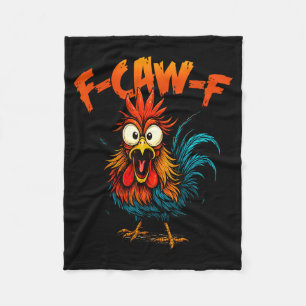 Cobertor De Velo F Caw F Galo Engraçado Corvo Fcawf Domador de Gali