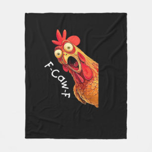 Cobertor De Velo F-Caw-F-Gráfico Clássico Vintage de Frango