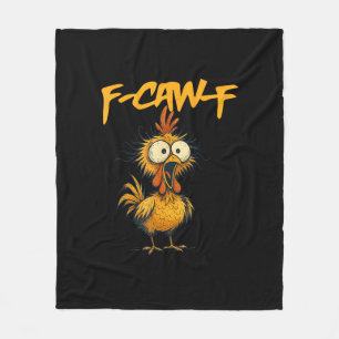 Cobertor De Velo F-Caw-F Humor Engraçado de Frango F-Caw-F Citação