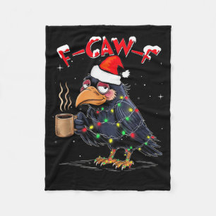 Cobertor De Velo F-caw-f Natal Corvo Xmas Góthico Luzes Chapéu do P