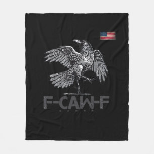Cobertor De Velo F-Caw-F Vaca Pássaro Engraçado Bandeira Vintage EU