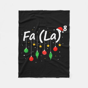 Cobertor De Velo Fa (la) 8 Natal Divertido Papai Noel Fa La Profess