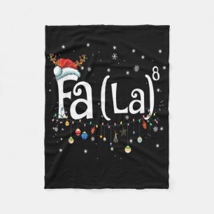 Cobertor De Velo Fa (la)8 Natal Divertido Presente de Matemática do